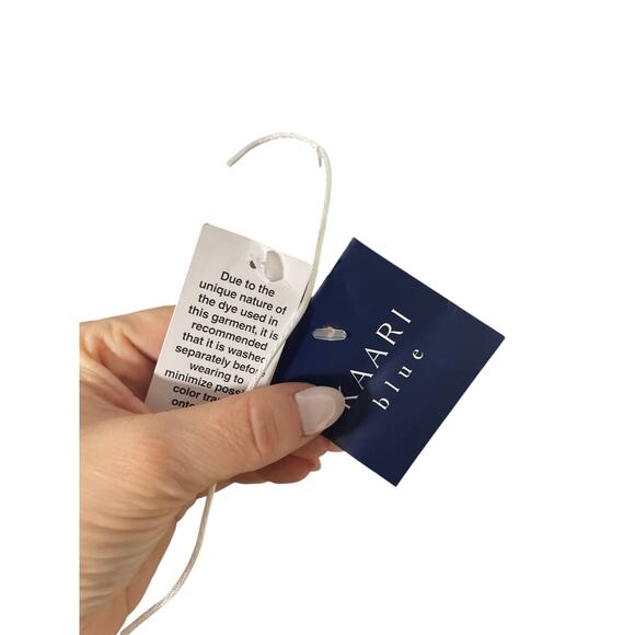 NWT Kaari Blue Lyocell Stretchy Lagenlook Office  Relaxed Fit Gray Dress Slacks - Picture 2 of 5